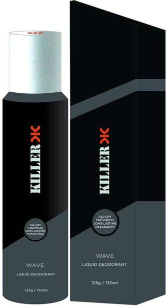 KILLER Wave Deodorant Deodorant Spray  -  For Men & Women