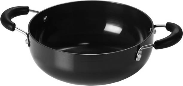 Sumeet 3mm Hard Anodised No.10 Deep Kadhai 18 cm diameter 1 L capacity