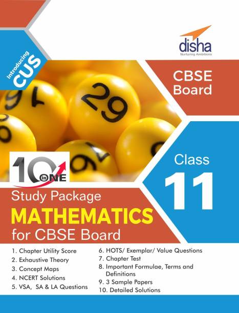10 in One Study Package for CBSE Mathematics Class 11 with 3 Sample Papers