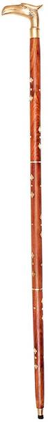 Ethnic Treat Traditional Wooden Walking Stick Handicraft Decorative Showpiece - 1.27 cm