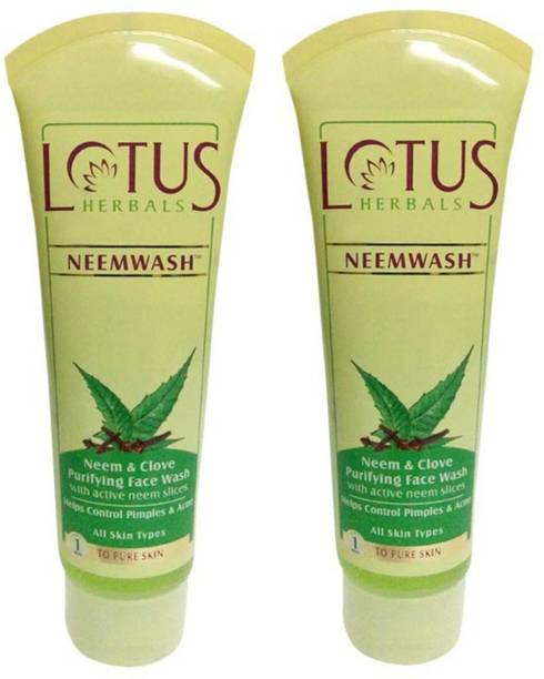 LOTUS HERBALS Neemwash Neem and Clove Purifying with Ac...