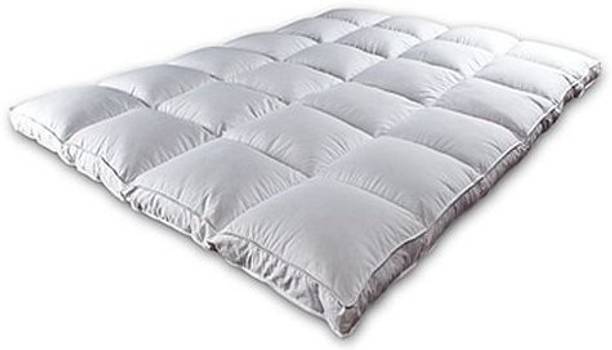 LINENWALAS King Size Mattress Topper Cotton Breathable Mattress Cover