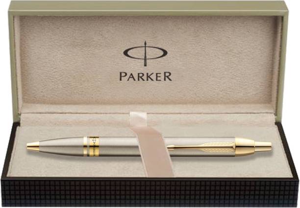 Parker Odyssey Brushed Metal Gold Trim Ball Pen