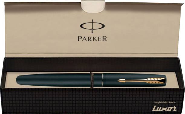 PARKER Frontier Matte Black (Gold Nib) GT Fountain Pen