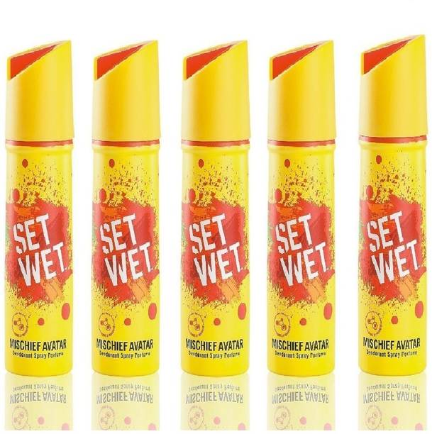 सेट वेट Mischief Avatar Set of 5 डिओडोरेंट स्प्रे  -  पुरुषों के लिए