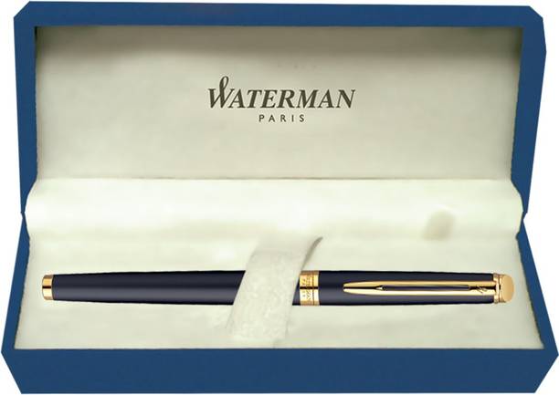 Waterman Hemisphere Matt Black GT Fine Nib Fountain Pen