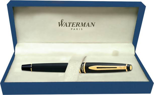 Waterman Expert Black GT Medium Nib Fountain Pen
