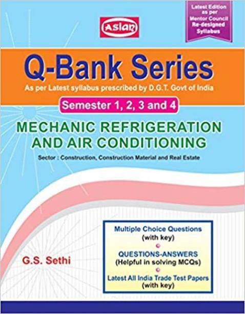 Q-Bank Mechanic Refrigeration & Air Conditioning Sem 1-4 - ENGLISH ITI Asian Publishers