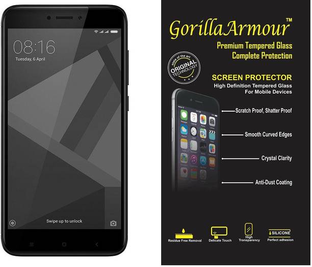Gorilla Armour Tempered Glass Guard for Mi Redmi 4