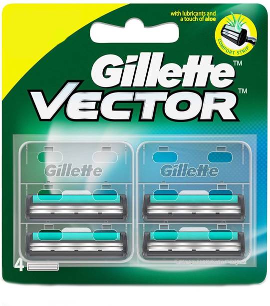 Gillette Vector 2-Bladed Cartridges with Pivoting Head