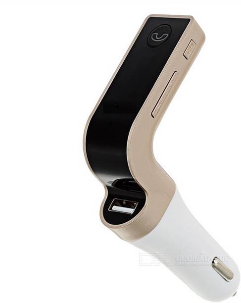 VibeX v2.1 Car Bluetooth Device with 3.5mm Connector, Audio Receiver, Car Charger, FM Player, FM Transmitter