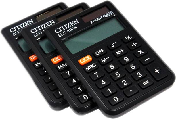 CITIZEN |Pack of 3| SLD-100N Stealodeal |Pack of 3| SLD-100N Basic  Calculator