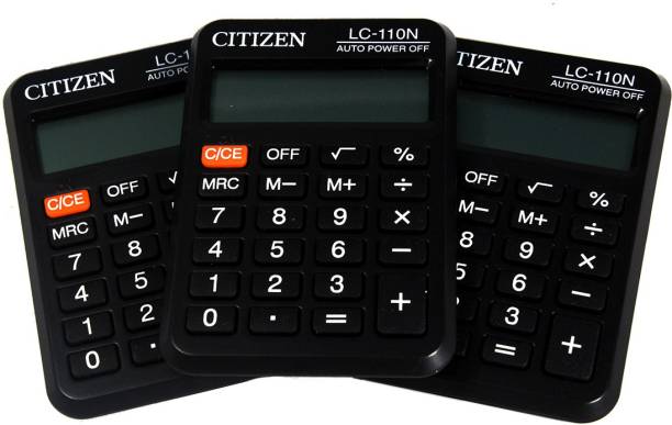 CITIZEN |Pack of 3| LC-110N Stealodeal |Pack of 3| LC-110N Basic  Calculator