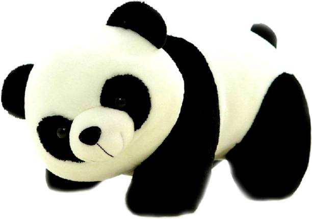 Spotdeal soft 05 Panda eating Grass soft Toy  - 10 cm