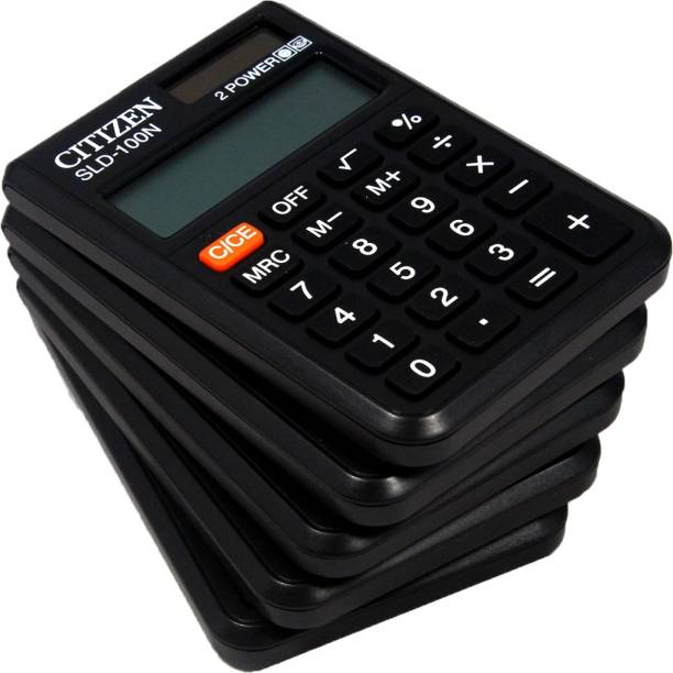 CITIZEN |Pack of 5| SLD-100N Stealodeal |Pack of 5| SLD-100N Basic  Calculator