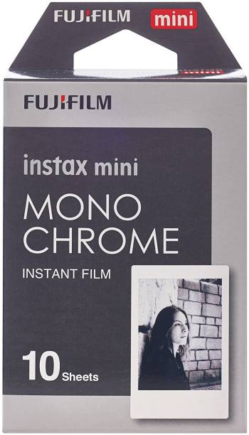 fuji Monochrome Instax Mini 10 Sheet Pack Film Roll