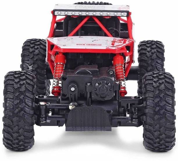 KRIS TOY Rally Car Rock Crawler Off Road Race Monster Truck Toy for Kids - Red (Multicolor)