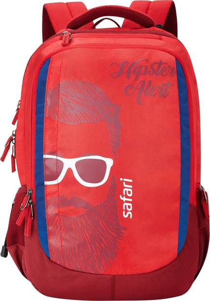 Large 37 L Laptop Backpack Hipster Red