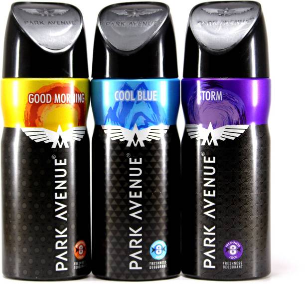PARK AVENUE Cool Blue, Storm and Good Morning Combo Offer Deodora