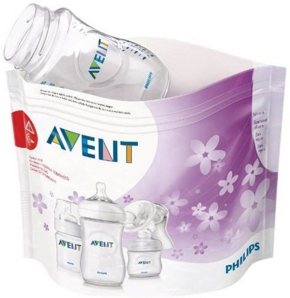 Philips Avent SCF297/05 MICROWAVE STERILIZING BAGS, STERLIZE ON THE GO - 5 Slots