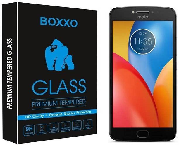 Boxxo Tempered Glass Guard for Motorola Moto E4 Plus