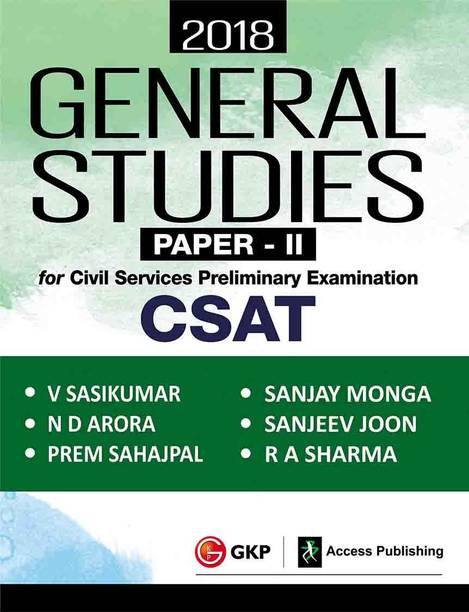 CSAT General Studies Paper II for Civil Services Preliminary Examination 2018  - GENERAL STUDIES