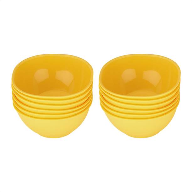 JAYPEE Polypropylene Serving Bowl Combo Le Dinner Bowl Set Plain,Yellow