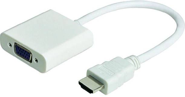 microware HDMI Cable 1 m HDMI Male to VGA FEMALE Adapter