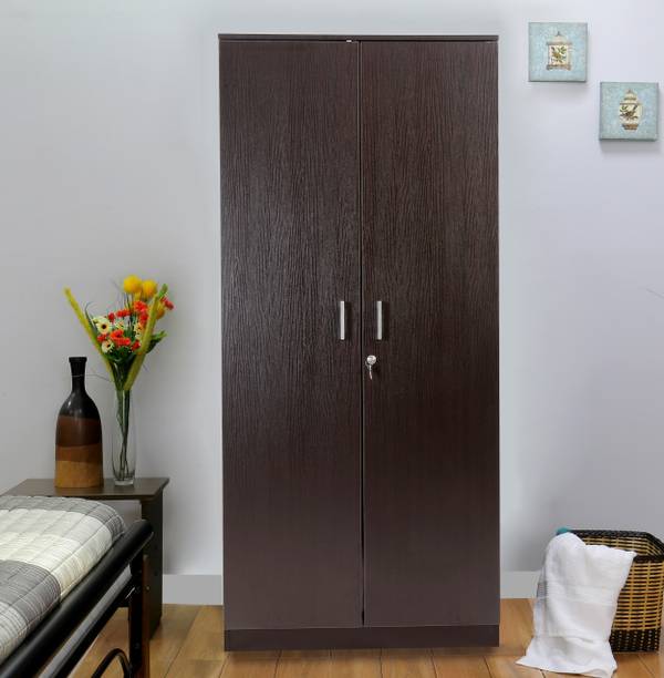 Hometown Prime 2 Door Wenge Engineered Wood Almirah
