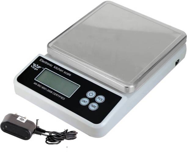 Virgo Electronic Kitchen 10kg With Adapter Weighing Scale