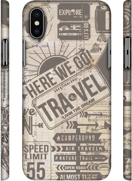 Casotec Back Cover for Apple iPhone X 3D printed Hard Back Case