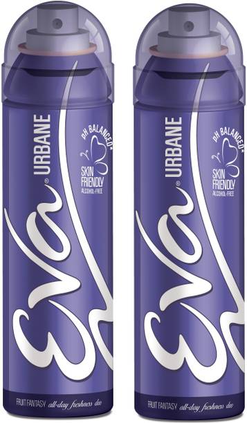 ईवा डिओडोरेंट स्प्रे, अरबन, 125ml (2 का पैक) डिओडोरेंट स्प्रे  -  महिलाओं के लिए