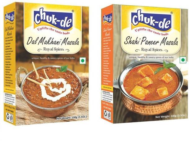 CHUKDE Dal Makhani(100g), Shani Paneer Masala(100g) Combo