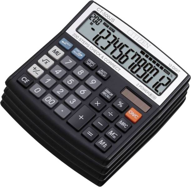 CITIZEN |Pack of 4| CT-500Js Stealodeal |Pack of 4| CT-500JS Basic  Calculator