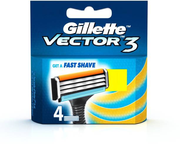 Gillette Vector 3 Cartridges with Double Edge Blades