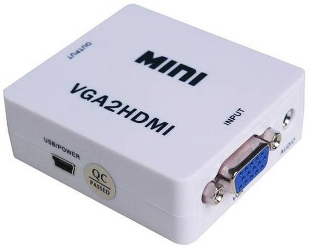 NeroEdge  TV-out Cable Mini Compact Video VGA to HDMI 1080p Converter Adapter with 3.5mm Audio