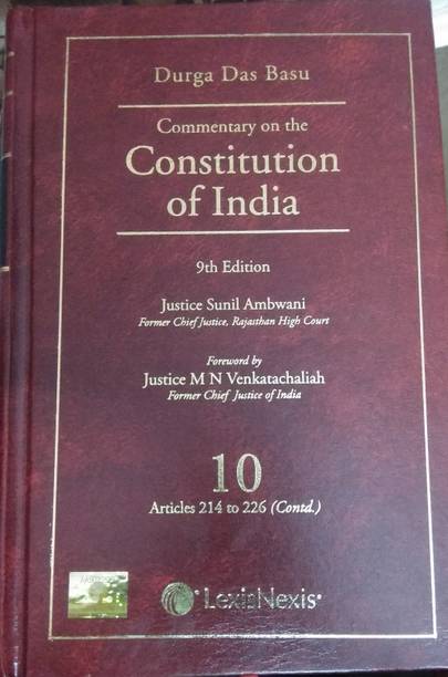 Commentary on the Constitution of India 9 Edition