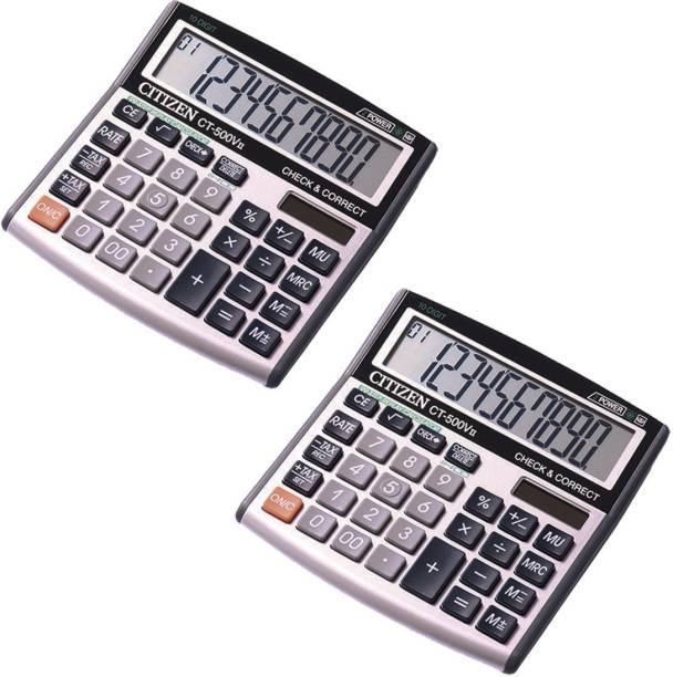 CITIZEN |Pack of 2|CT-500VII Stealodeal |Pack of 2| CT-500VII Basic  Calculator