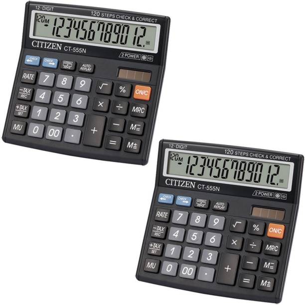 CITIZEN |Pack of 2| CT-555N Stealodeal |Pack of 2| CT-555N Basic  Calculator