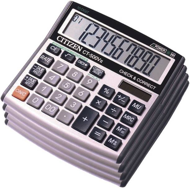 CITIZEN |Pack of 4|CT-500VII Stealodeal |Pack of 4| CT-500VII Basic  Calculator