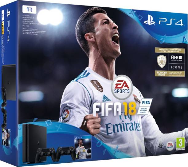 Sony PlayStation 4 (PS4) Slim 1 TB with FIFA 18