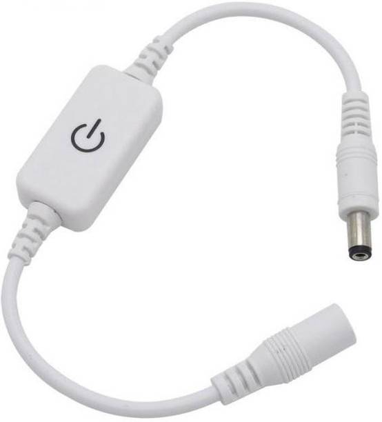 FUTABA LED Touch Dimmer Switch with DC Female & Male Plug - White 5 A Sliding Dimmer