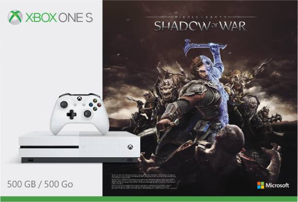 MICROSOFT Xbox One S 500 GB with Shadow of War
