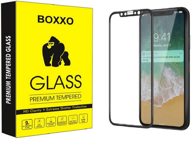 Boxxo Tempered Glass Guard for Apple iPhone X