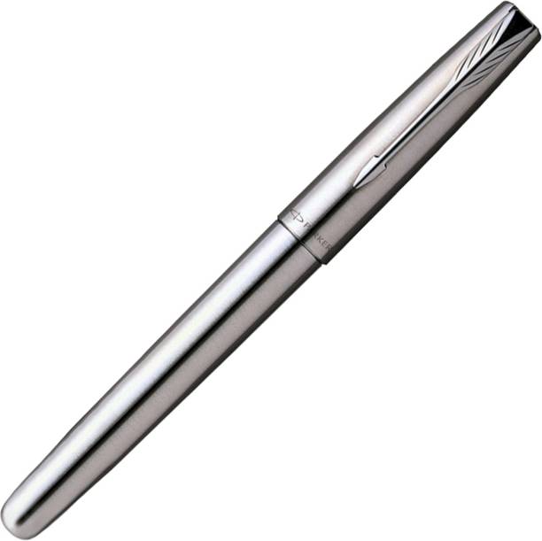PARKER Frontier Stainless Steel Chrome Trim Fountain Pen