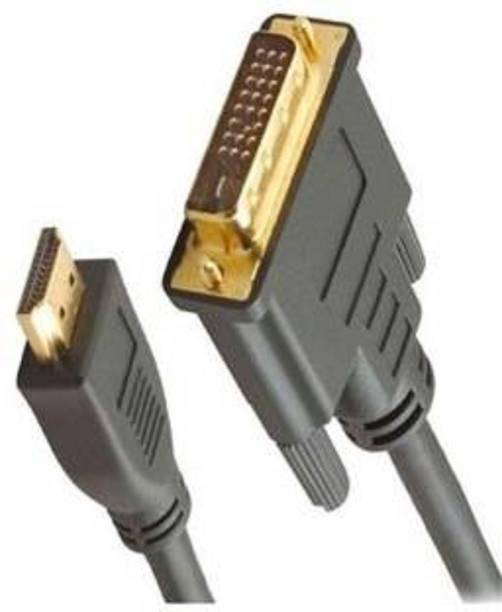 TECHON  TV-out Cable HDMI Male To DVI HDMI Cable 1.5 mtr (black)
