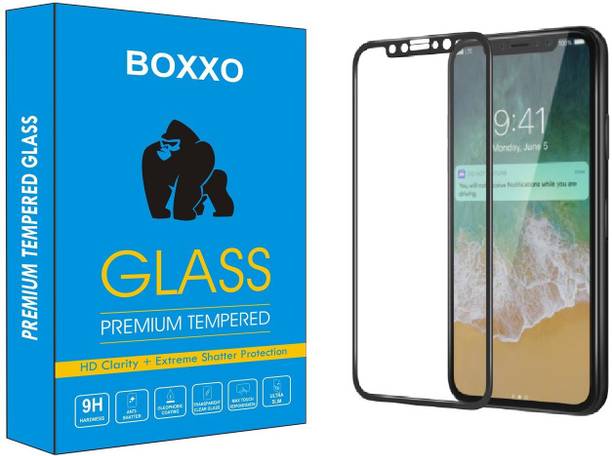 Boxxo Tempered Glass Guard for Apple iPhone X