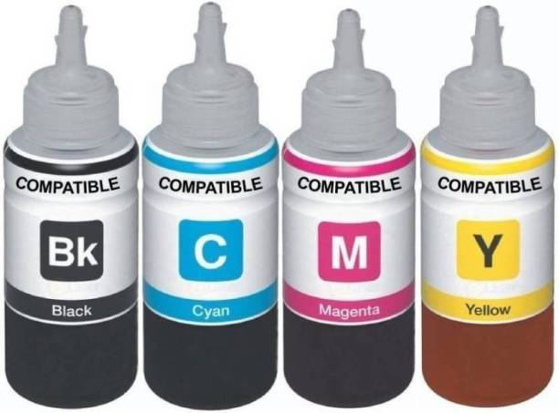 Speny Refill Ink For Use In HP 970 XL & 971 XL Ink Cartridges For Use In OfficeJet Pro X476dn MFP, X476dw MFP, X576dn MFP, X576dw MFP, X451dn, X451dw, X551dw Printers - 100 ML Each Bottle Multi Color Ink Black + Tri Color Combo Pack Ink Cartridge