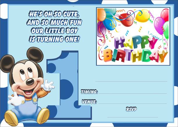 Power Plus Birthday Metallic card Invitations with Envelopes - Kids Birthday Party Invitations for Boys or Girls (25 Count) BIC-134 Invitation Card