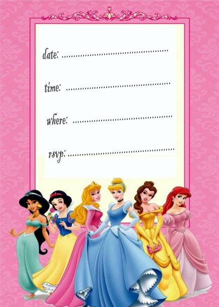 Power Plus Birthday Metallic card Invitations with Envelopes - Kids Birthday Party Invitations for Boys or Girls (25 Count) BIC-119 Invitation Card